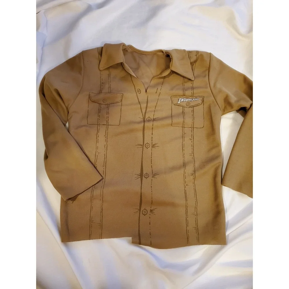 KIDS INDIANA JONES SHIRT Whip And Bag Satchel‎ HALLOWEEN COSTUME ONE SIZE